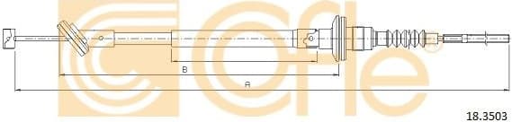 Cable Pull, clutch control 18.3503