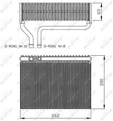 Evaporator, air conditioning EASY FIT 36099