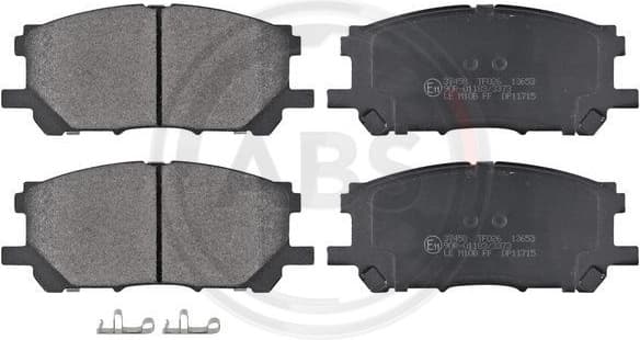 Brake Pad Set, disc brake 37458