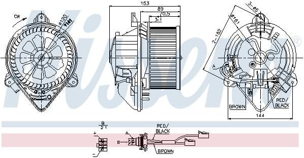 Interior Blower 87053
