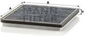 Filter, cabin air CUK20010 - image 2