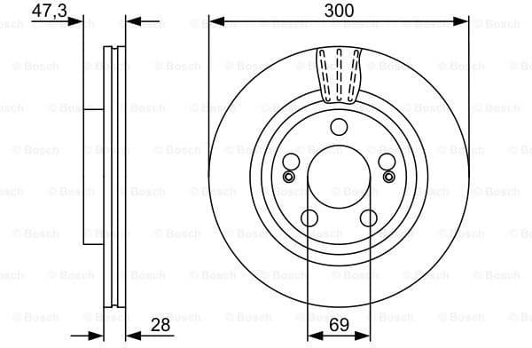 Brake Disc 0986479537 - image 2