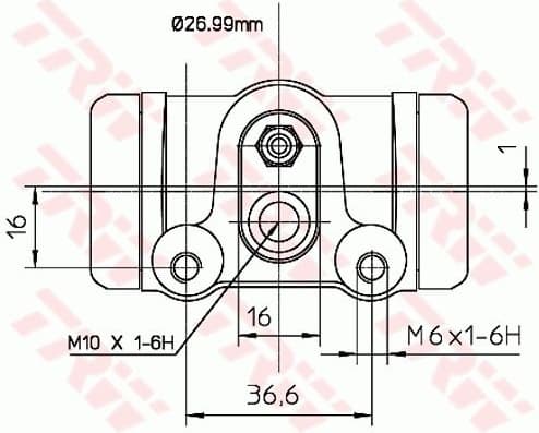 Wheel Brake Cylinder BWN103 - image 2