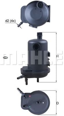 Filter diesel fuel KL633D