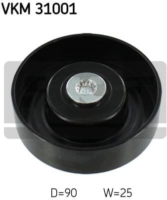 Deflection/Guide Pulley, V-ribbed belt VKM 31001