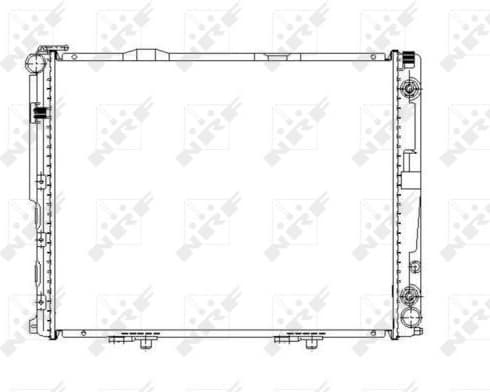 Radiator, engine cooling EASY FIT 58156