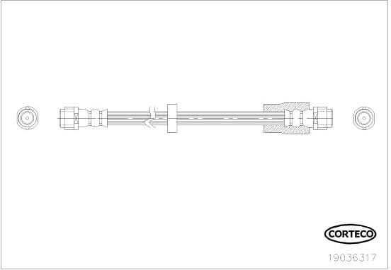 Brake Hose 19036317