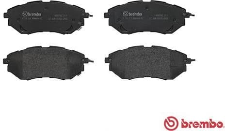 Brake pads front, Top Quality P78017 - image 2