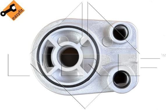 Oil Cooler, engine oil EASY FIT 31221