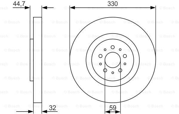 Brake Disc 0986479593 - image 2