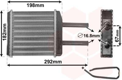 Heat Exchanger, interior heating *** IR PLUS *** 81006024