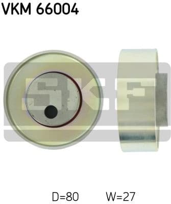 Deflection/Guide Pulley, V-ribbed belt VKM 66004