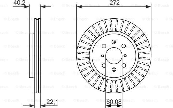 Brake Disc 0986479789 - image 2
