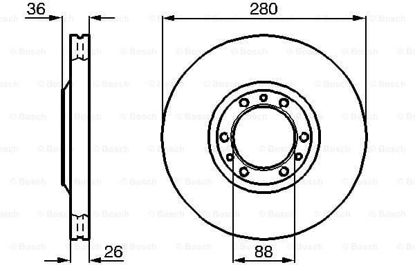 Brake Disc 0986478854 - image 5