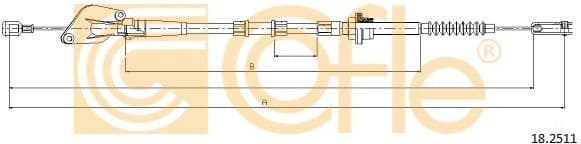 Cable Pull, clutch control 18.2511