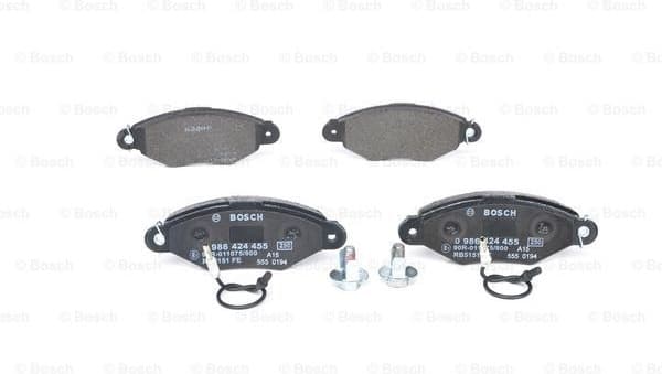 Brake Pad Set, disc brake 0986424455