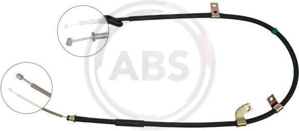 Cable Pull, parking brake K15858