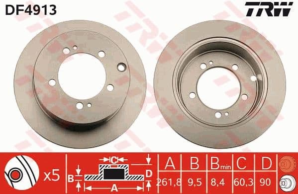 Brake Disc DF4913