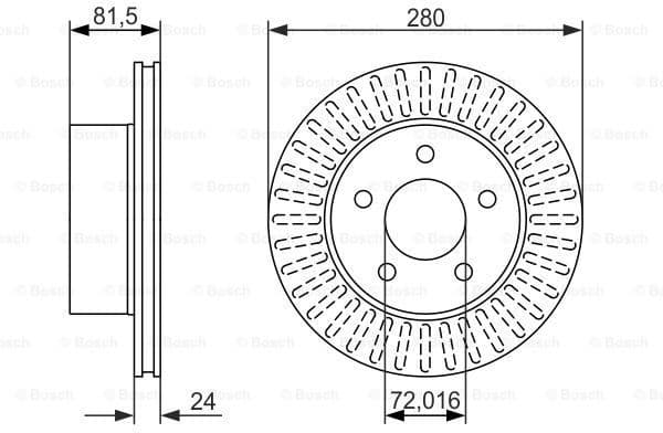 Brake Disc 0986479386 - image 5