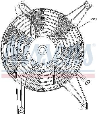 Fan, engine cooling 85383