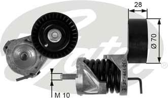 Belt Tensioner, V-ribbed belt DriveAlign™ T39085