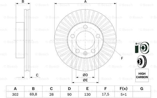 Brake Disc 0986479716 - image 5