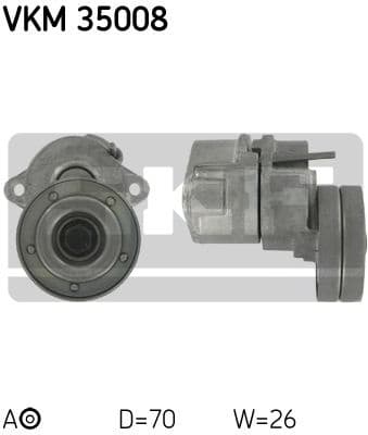 Tensioner belt VKM35008 - image 2