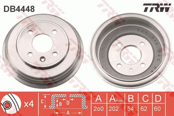 Brake Drum DB4448