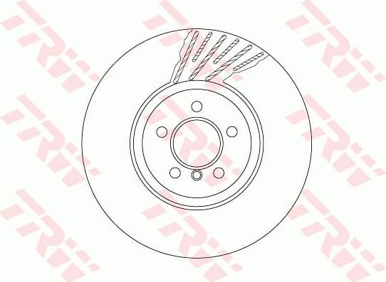 Brake Disc TRW SINGLE DF6613S