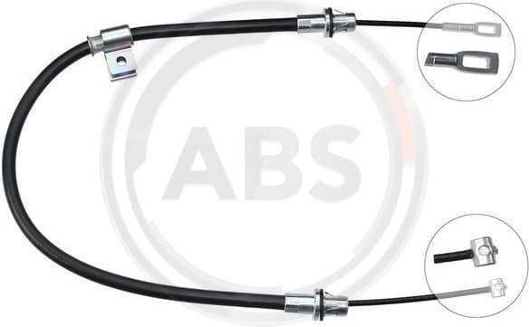 Cable Pull, parking brake K13912
