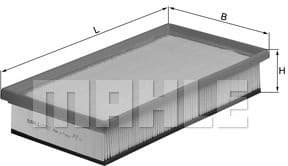 Filter air LX1027