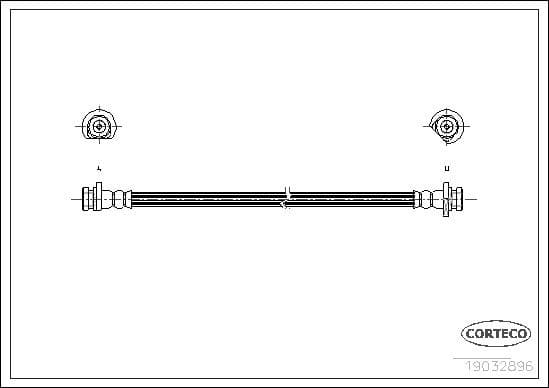 Brake Hose 19032986