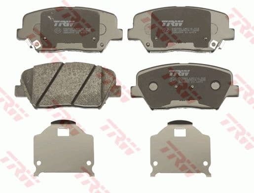 Brake Pad Set, disc brake COTEC GDB3549 - image 2