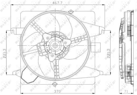 Fan, engine cooling 47259 - image 3