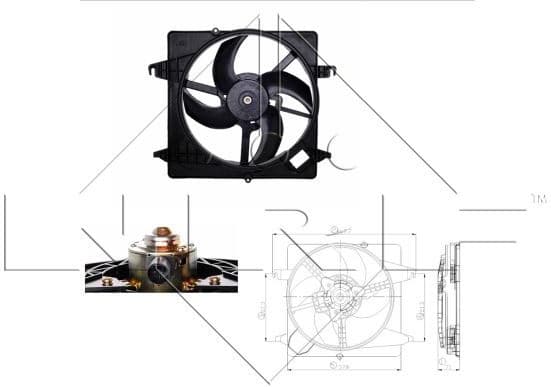 Fan, engine cooling 47259 - image 4