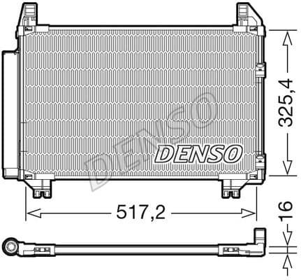 Condenser, air conditioning DCN50101