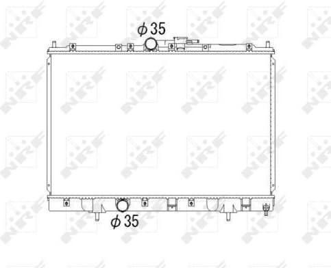 Radiator, engine cooling 53792 - image 2