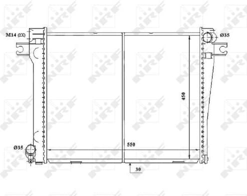 Radiator, engine cooling 58338 - image 2