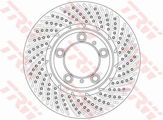 Brake Disc TRW SINGLE DF6267S