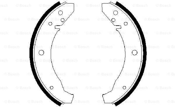 Brake Shoe Set 0986487099 - image 2