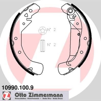 Brake Shoe Set 10990.100.9