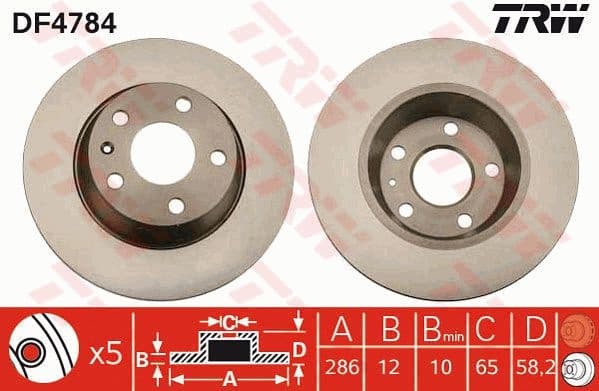 Brake Disc DF4784