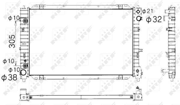 Radiator, engine cooling 53377 - image 2