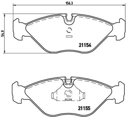 Brake Pad Set, disc brake PRIME LINE P71005