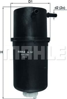 Filter diesel fuel KL787 - image 2