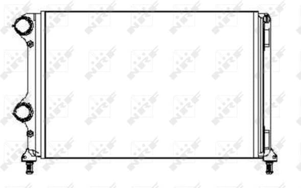 Radiator, engine cooling 53245