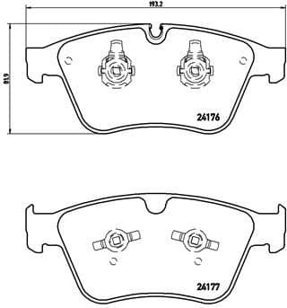 Brake Pad Set, disc brake PRIME LINE P50105