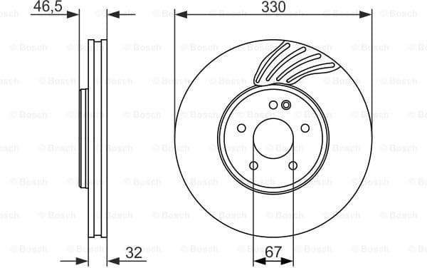 Brake Disc 0986479719 - image 2