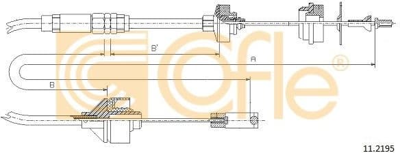 Cable Pull, clutch control 11.2195