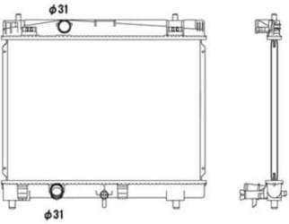 Radiator, engine cooling 53533